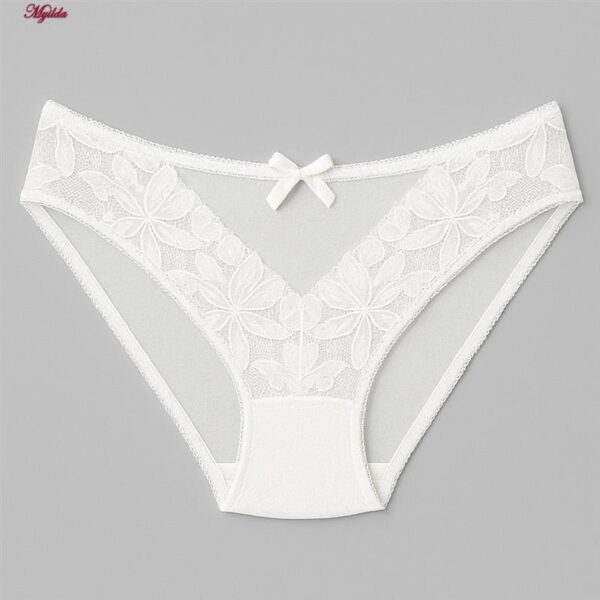 شورت زنانه ماییلدا مدل گیپور گل گلی کد 5544-7033