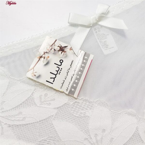 شورت زنانه ماییلدا مدل گیپور گل گلی کد 5544-7033