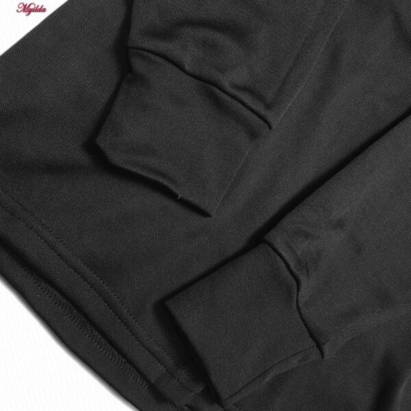 ست تی‌شرت آستین بلند و شلوار راحتی مردانه ماییلدا مدل تو کرکی کد 5497