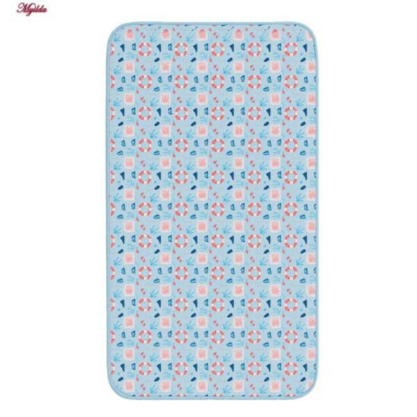 حوله دست و صورت ماییلدا طرح تفریحات ساحلی کد 5538 سایز 75x35 سانتی متر