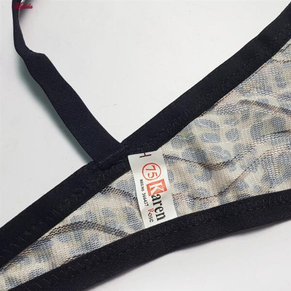 ست شورت و سوتین زنانه کارنا رز مدل فنردار پلنگی کد 5548