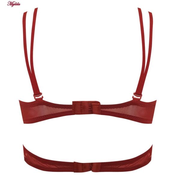 ست شورت و سوتین زنانه ماییلدا مدل لانگ لاین پوش آپ فنردار کد 5479-106