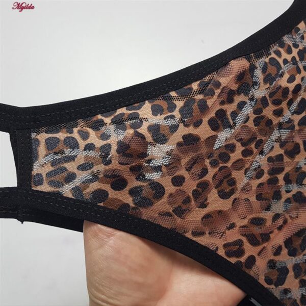 ست شورت و سوتین زنانه کارنا رز مدل فنردار پلنگی کد 5547