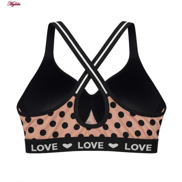 نیم‌تنه ورزشی زنانه ماییلدا مدل بند ضربدری کد 5549