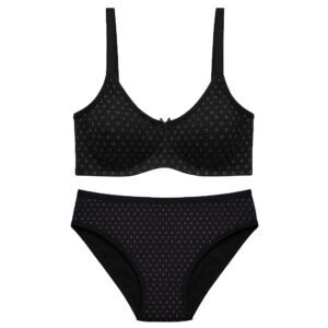 ست شورت و سوتین زنانه شارمین مدل فنردار کد 5466-2065