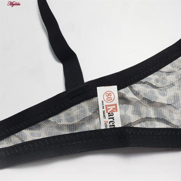 ست شورت و سوتین زنانه کارنا رز مدل فنردار پلنگی کد 5547