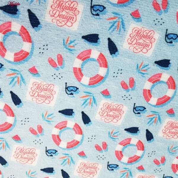 حوله استخری ماییلدا طرح تفریحات ساحلی کد 5539 سایز 100x50 سانتی متر