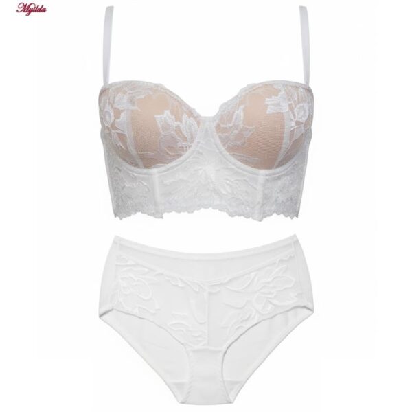 ست شورت و سوتین زنانه ماییلدا مدل لانگ لاین پوش آپ فنردار کد 5479-106