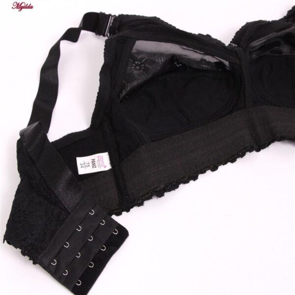 سوتین زنانه پانیذ مدل بدون فنر کد 66369 رنگ مشکی