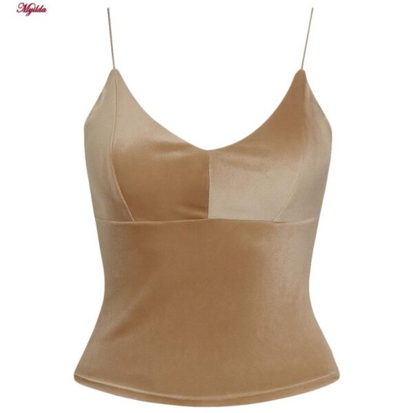 تاپ زنانه ماییلدا مدل مخمل کد 5471-861