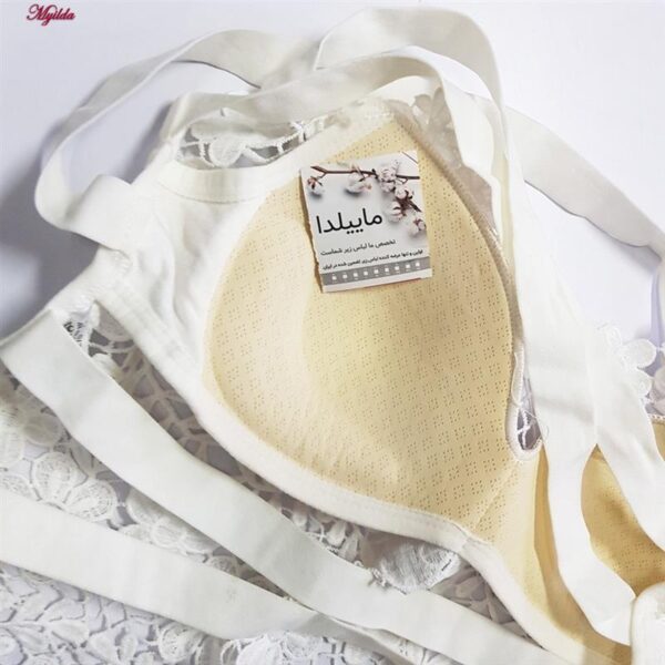 تاپ زنانه ماییلدا مدل گل گلی گیپوری کد 5474-1837