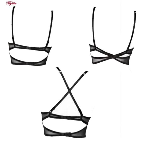 ست شورت و سوتین زنانه ماییلدا مدل لانگ لاین پوش آپ فنردار کد 5479-106