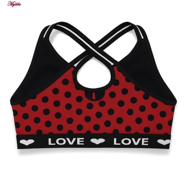 نیم‌تنه ورزشی زنانه ماییلدا مدل بند ضربدری کد 5549