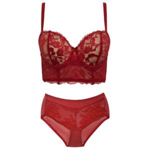 ست شورت و سوتین زنانه ماییلدا مدل لانگ لاین پوش آپ فنردار کد 5479-106