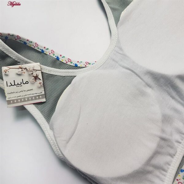 نیم تنه دخترانه ماییلدا مدل پددار کد 5552