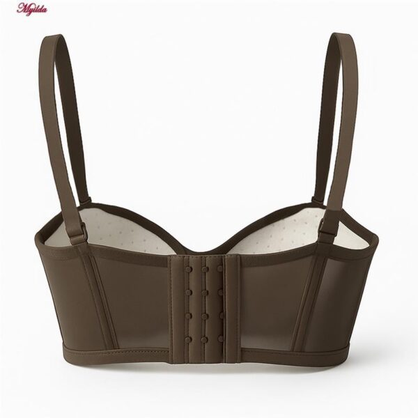 ست شورت و سوتین زنانه ماییلدا مدل لانگ لاین فنردار بند متحرک کد 5480-028