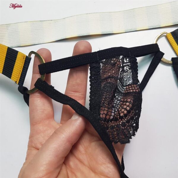 لباس خواب زنانه مدل زنبوری کد 5505-1004