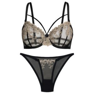 ست شورت و سوتین زنانه میشان مدل فنردار هارنس دار کد 5508-205