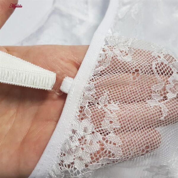 بادی بدون آستین زنانه مدل توری کد 5514-5045