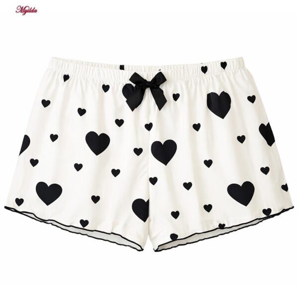 لباس خواب زنانه ماییلدا مدل قلبی کد 5623-4801