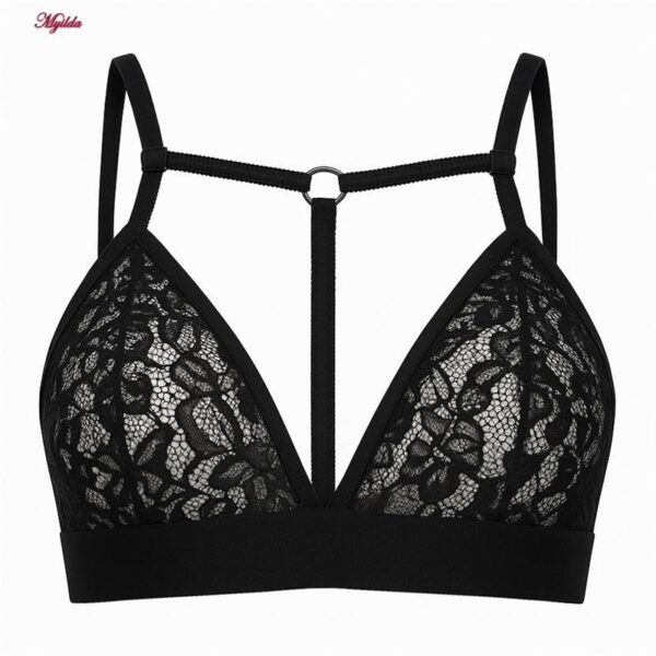 ست شورت و سوتین زنانه رونیا مدل هارنس دار بدون فنر کد 5515-716