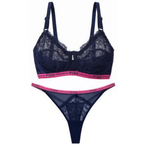 ست شورت و سوتین زنانه نانسی مدل گیپوری کد 5520-604