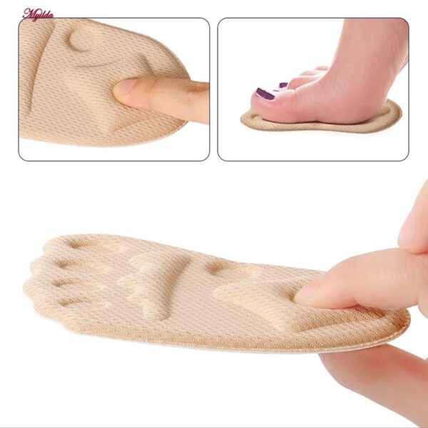 پد زیر پنجه پا مدل پشت چسبدار کد 5670-3 بسته 6 عددی