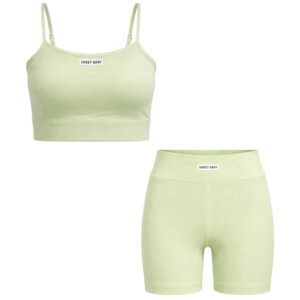 ست نیم‌تنه و شلوارک ورزشی زنانه ماییلدا مدل 5633