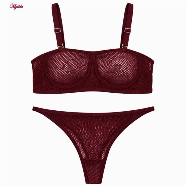 ست شورت و سوتین زنانه ماییلدا مدل لونه زنبوری کد 5521-5577