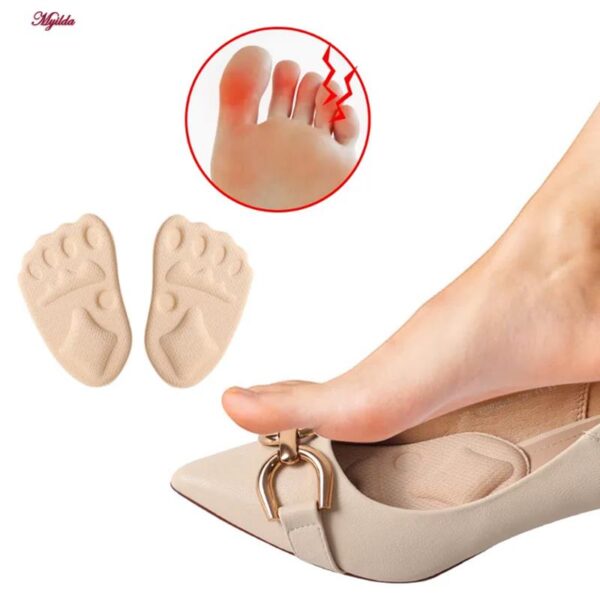 پد زیر پنجه پا مدل پشت چسبدار کد 5670 بسته 2 عددی