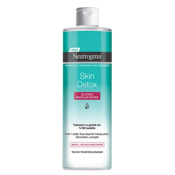 محلول شستشو صورت نوتروژینا مدل Skin Detox حجم 400 میلی لیتر - تصویر 2