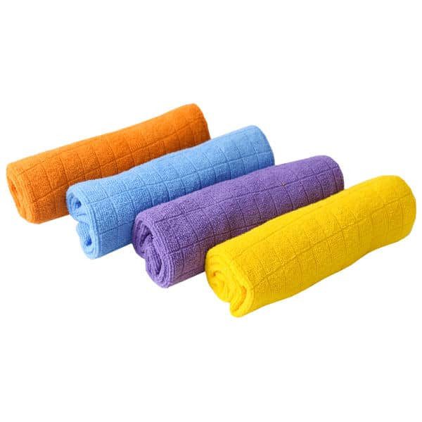 5cf5b2ec83b979ca7c456db88591ce188eca4a15_1598457633.jpg دستمال میکروفایبر نظافت خودرو مدل A2345 بسته 4 عددی - تصویر 1
