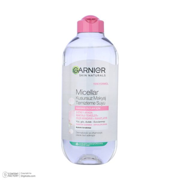 محلول پاک کننده آرایش صورت گارنیه مدل Skin Naturals حجم 400 میلی لیتر - تصویر 4