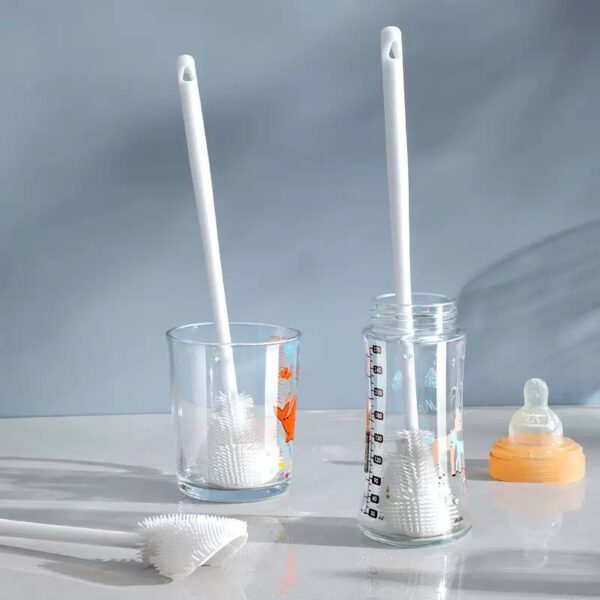 برس شیشه شوی مدل سیلیکونی 360 درجه کد 345 مجموعه 10 عددی - تصویر 3