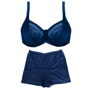 ست شورت و سوتین زنانه پانیذ مدل 9006-BL