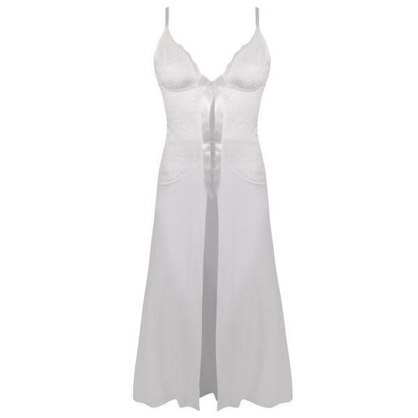 لباس خواب زنانه فیتن فرخ زادی مدل 3685-516 رنگ سفید