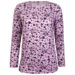 ست تی شرت آستین بلند و شلوار زنانه کوزا مدل 3721 رنگ صورتی