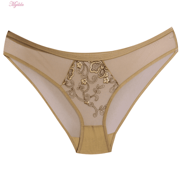 ست شورت و سوتین زنانه کارنا رز مدل گیپور کد 3374 رنگ قهوه ای روشن