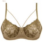 ست شورت و سوتین زنانه کارنا رز مدل گیپور کد 3374 رنگ قهوه ای روشن