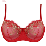 سوتین زنانه کارنا رز مدل فنردار کد 3377 رنگ قرمز