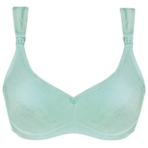 سوتین شیردهی مدل فنردار کد 3805 رنگ سبزآبی