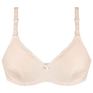 سوتین شیردهی مدل فنردار کد 3804 رنگ گلبهی