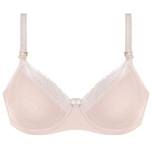 سوتین شیردهی مدل فنردار کد 3803 رنگ گلبهی