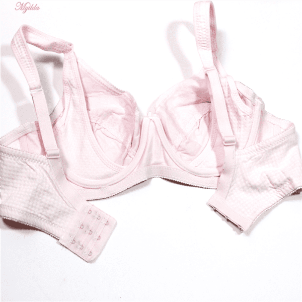 سوتین شیردهی مدل فنردار کد 3802 رنگ صورتی روشن