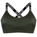 نیم تنه ورزشی زنانه فیتن فرخ زادی مدل 3684-111 رنگ سبز تیره