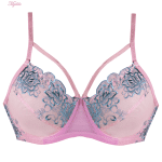 سوتین زنانه کارنا رز مدل فنردار کد 3377-11 رنگ صورتی روشن