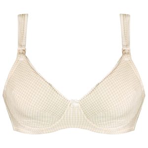 سوتین شیردهی مدل فنردار کد 3802 رنگ کرم