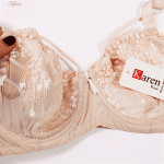 سوتین زنانه کارنا رز مدل فنردار کد 3377-13 رنگ کرم