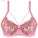 سوتین زنانه کارنا رز مدل فنردار کد 3377-4 رنگ صورتی