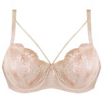 سوتین زنانه کارنا رز مدل فنردار کد 3377-13 رنگ کرم